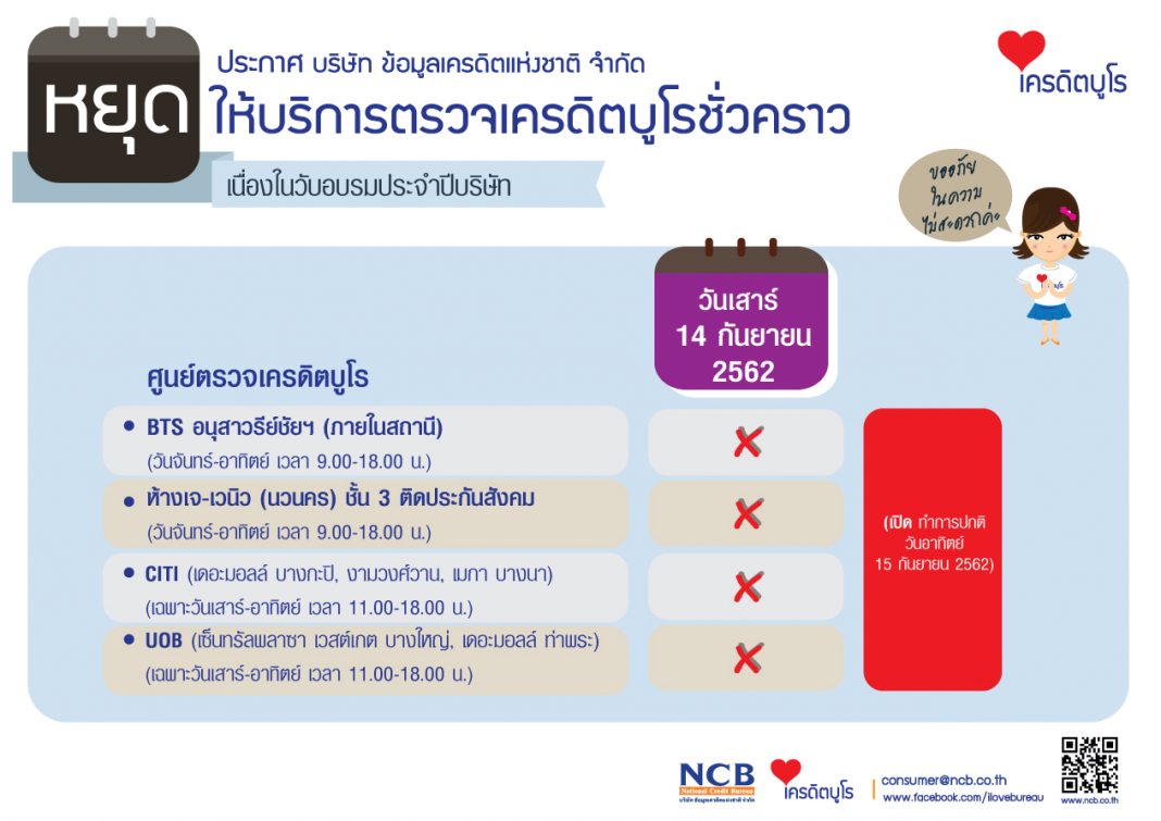 AD-หยุดให้บริการชั่วคราว-14กย62