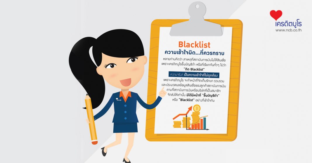 Blacklist ความเข้าใจผิด...ที่ควรทราบ