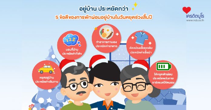 อยู่บ้าน ประหยัดกว่า 5 ข้อดีของการพักผ่อนอยู่บ้านในวันหยุด
