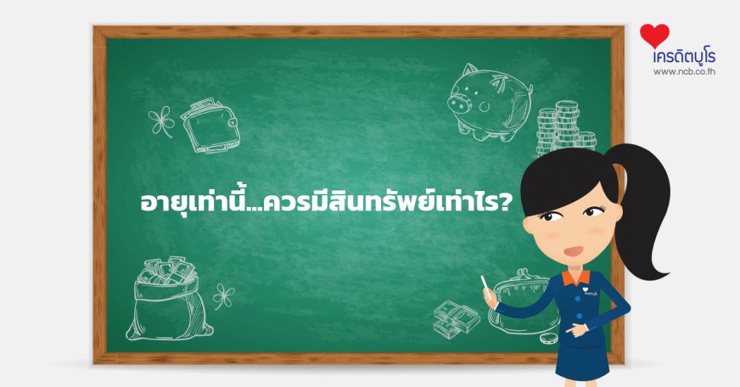 อายุเท่านี้ ควรมีสินทรัพย์เท่าไร?