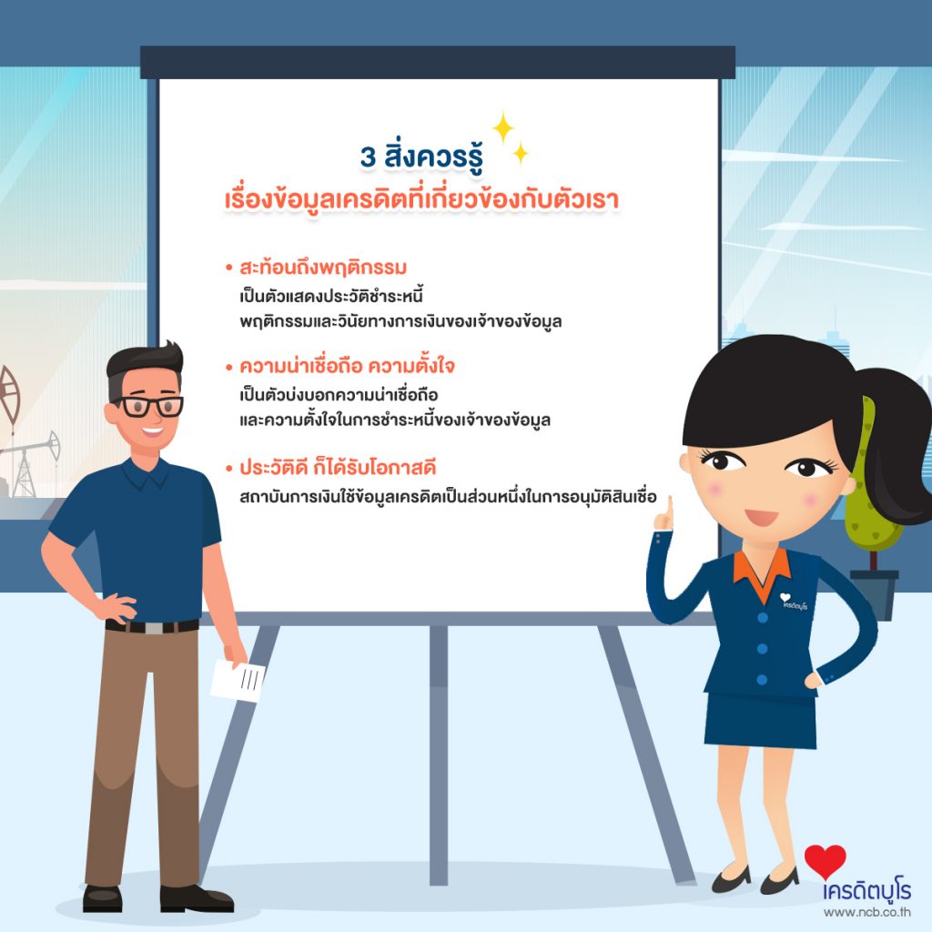 3 สิ่งควรรู้ เรื่องข้อมูลเครดิตที่เกี่ยวข้องกับตัวเรา