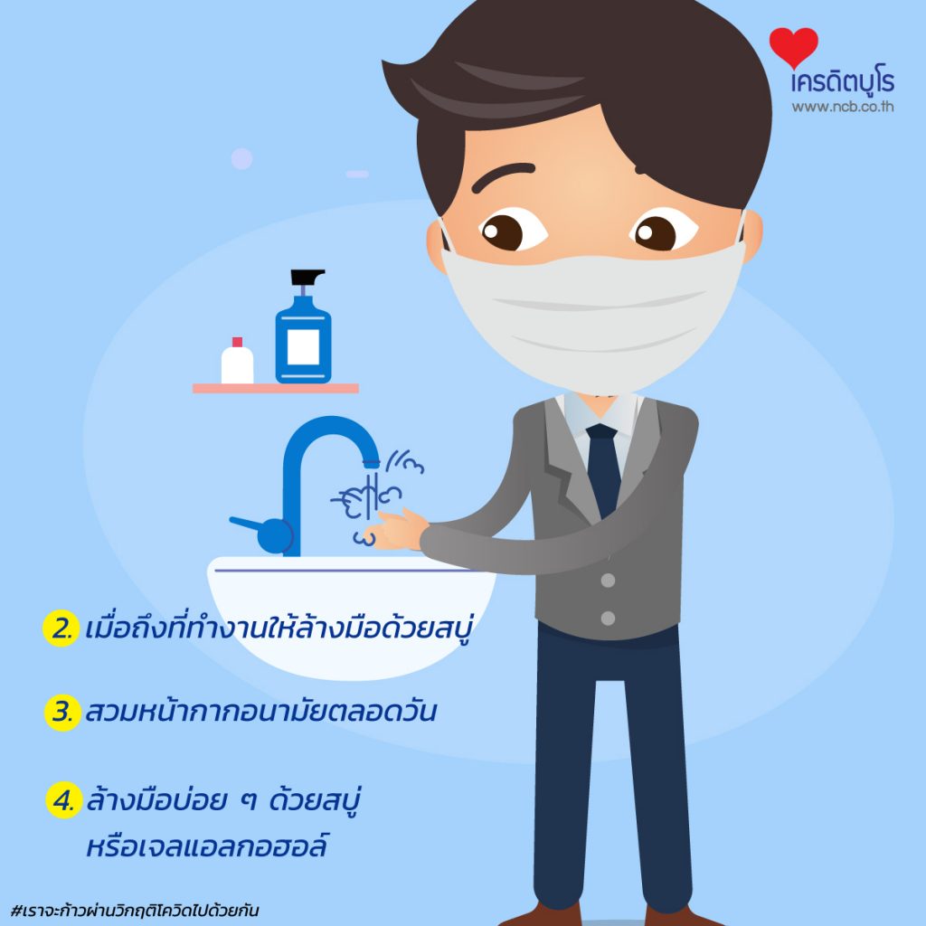 10 วิธีไปทำงานให้รอดโควิด