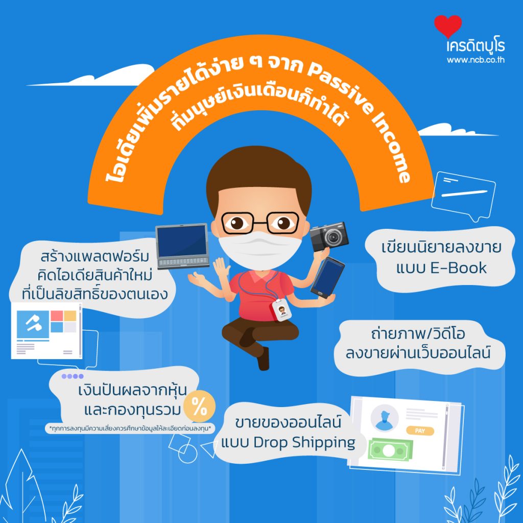 ไอเดียเพิ่มรายได้ง่าย ๆ จาก Passive Income ที่มนุษย์เงินเดือนก็ทำได้